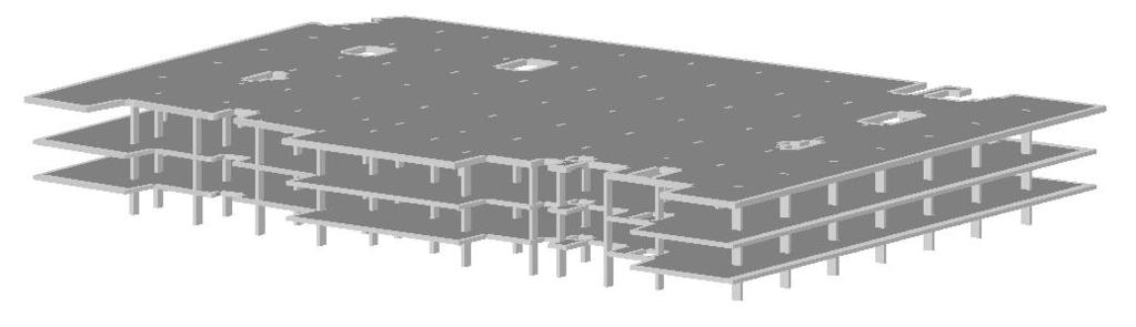 V CONGRESO DE 3/10 La distancia entre dos pilares es de 7,50 m, respetando los criterios de diseño de las plazas de aparcamiento. Figura 2.