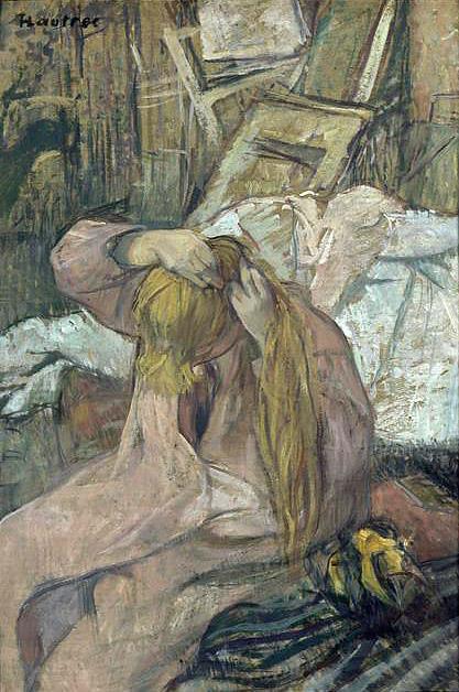 Mujer peinándose, 1891,