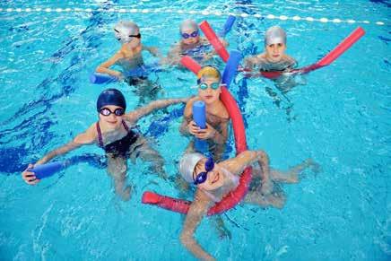 natación infantil A PARTIR DE 3 AÑOS Cursos de una o dos sesiones a la semana, de 45 minutos de duración.