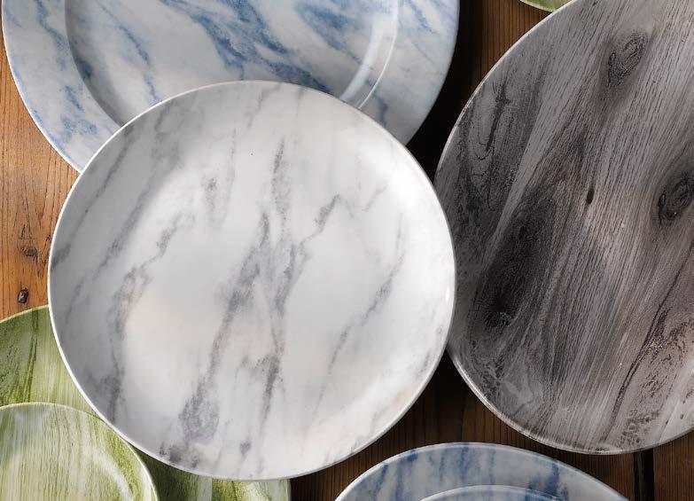 Porcelana de mesa Porcelana TEXTURED PRINTS Texturas naturales.