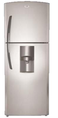 Línea Blanca Refrigeradores WHIRLPOOL 14 PIES DESPACHADOR WT4020 S ACERO INOX Control de temperatura independiente en el refrigerador y en el congelador dispensador de agua con tanque de 3.