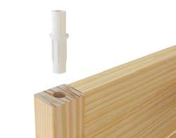 Utilice este tornillo para pisos de madera solamente. Presione hacia abajo en la alfombra si es necesario.