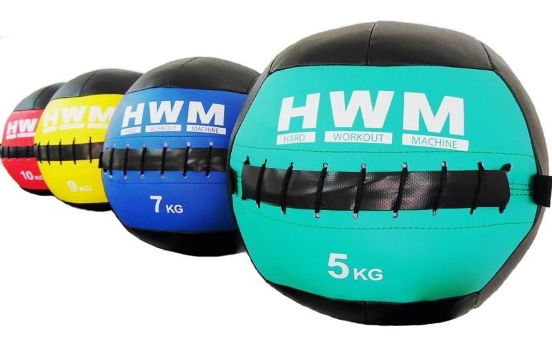 PBMP Balón medicinal profesional compuesto de doble capa ultra resistente con doble costura y textura suave. Hoyuelos reforzados especiales para CrossFit y Entrenamiento Funcional.
