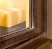 Estas ventanas poseen todas las características positivas de las ventanas de PVC modernas y al mismo tiempo el efecto decorativo de la