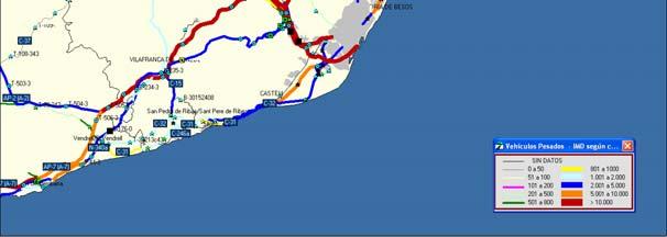 En el caso sur, es un tráfico que queda en un alto porcentaje en la zona del delta del Baix Llobregat.