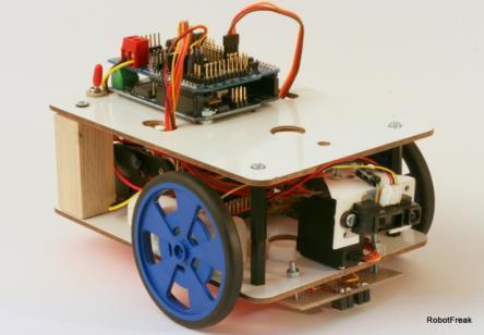 Sistemas de control: son placas o tarjetas controladoras que se programan (software) para que tomen las decisiones de actuación del robot. Sensor Control Actuador 2.