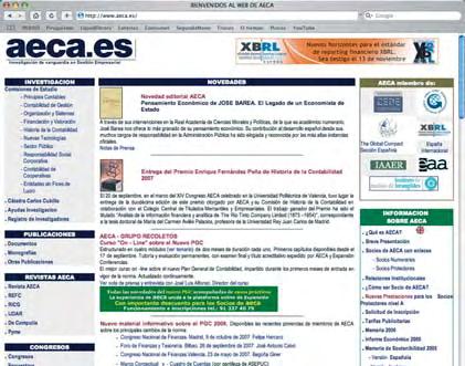 15ª Edición Año 2008 La Asociación Española de Contabilidad y Administración de Empresas www.aeca.