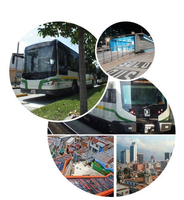 Modelo de movilidad actual en Medellín Transformación urbana: Desarrollo de infraestructura del transporte, parques biblioteca, promoción del uso del espacio público Ordenada a un visión común,