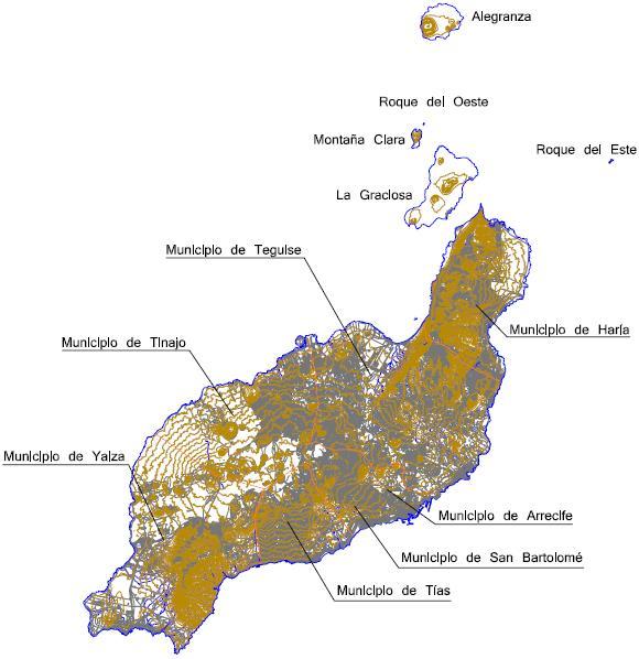 Figura 4. Isla de Lanzarote y el Archipiélago de Chinijo 4.3.