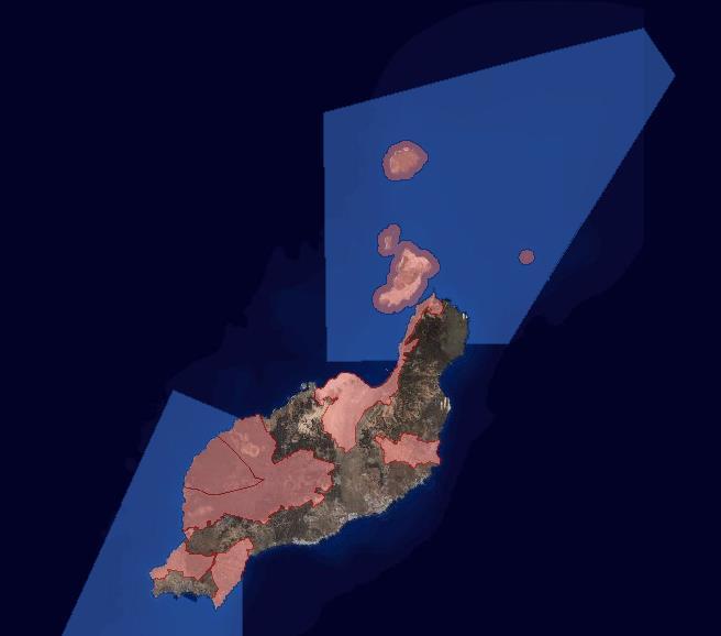 4.3.4 Modelo territorial Figura 16. Zonas de Especial Protección para las Aves en la isla de Lanzarote.