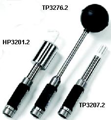 2. Sondas para HD32.2 índice WBGT TP3207.2: Sonda de temperatura sensor Pt100. Vástago sonda Ø 14mm, longitud 150 mm. TP3276.2: Sonda Globo termómetro sensor Pt100, globo Ø 50 mm.