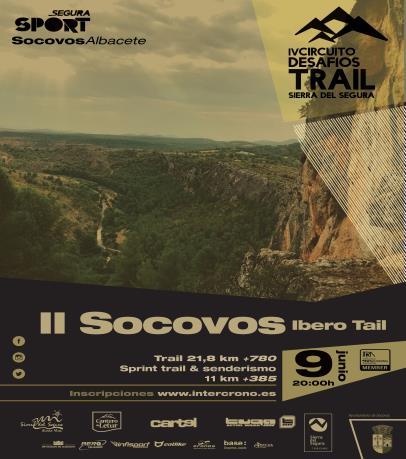 REGLAMENTO DEL II SOCOVOS IBERO TRAIL 1.- DEFINICIÓN. La carrera de montaña II SOCOVOS IBERO TRAIL, es una prueba organizada por el C.D. Segura Sport con C.I.F. G-02579142 con colaboración del Excmo.