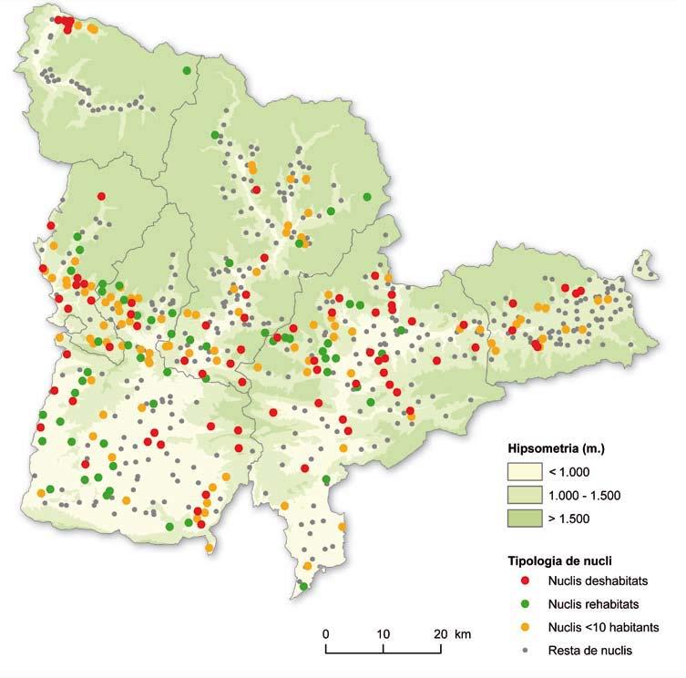 Conseqüència Nuclis abandonats o en perill d abandonament als Pirineus occidentals.