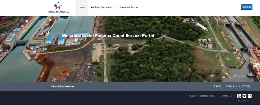PORTAL DE SERVICIOS DEL CANAL DE PANAMÁ Transformar a: