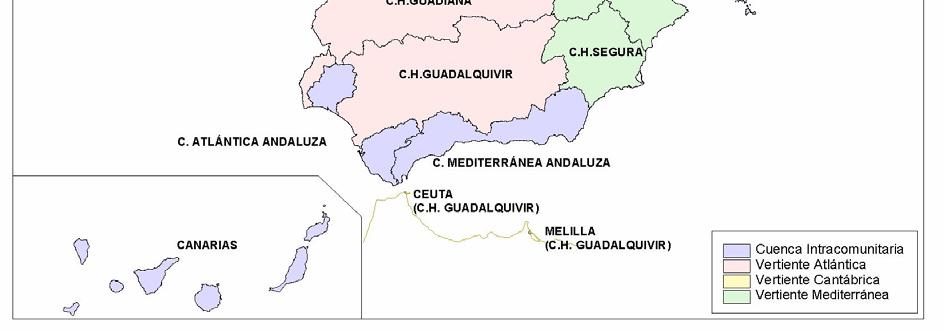 y del Tinto, Odiel, Piedras y Chanza (Huelva), transferidas por la Administración Central del Estado el pasado 1 de enero (Real Decreto 1560/, de 23 de diciembre) e integradas en la estructura de la