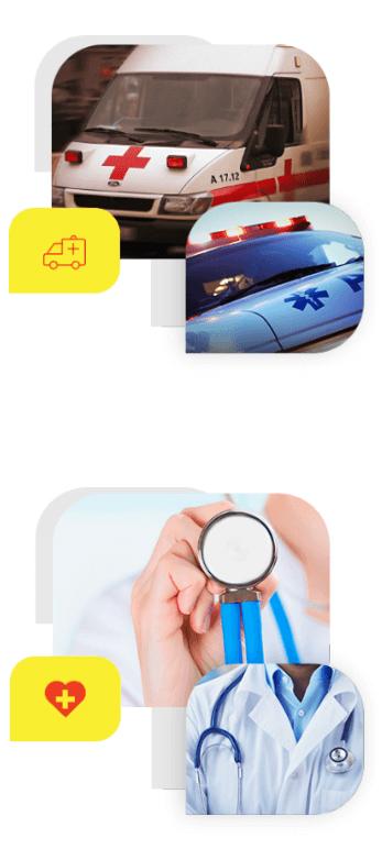 Cartilla Médica MENDOZA Emergencias Ambulancias las 24 hs. para situaciones de riesgo de vida. Código Rojo Emergencia Médica U.T.I.