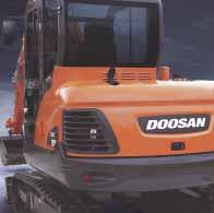 DOOSAN DX55 Excavadora Hidráulica: Un modelo nuevo y de novedosas características La nueva excavadora hidráulica DX55