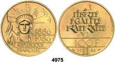 II República. A (París). 20 francos. (Fr. 566). 6,43 g. AU. EBC. Est. 250........ 175, F 4971 1867. Napoleón III. A (París). 20 francos. (Fr. 584). 6,41 g. AU. EBC. Est. 300.