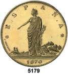 Gobierno Provisional. 47,23 g. AU. Reproducción de la medalla de 1868 conmemorando el I Centenario. Acuñación de 300 ejemplares, nº 134. Golpe en canto. (EBC). Est. 1.100.