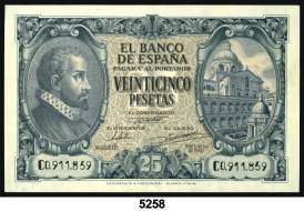 9 de enero, Menéndez Pelayo. Serie B. EBC-. Est. 60.... 40, 5260 1940. 50 pesetas. (Ed. D38a).