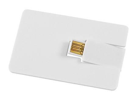(P3) Pendrive 4GB Credit Card SKU: (P3) Pendrive 4GB Credit Card (#13111) Categoría: Pendrive Capacidad: 4 GB. USB Pendrive tamaño Tarjeta de Crédito, ideal para usar como Tarjeta de Presentación.