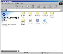 Conexión de la unidad LaCie Manual del usuario página 6 2.1. Usuarios de Windows 98 SE/Me: Instalación de Silverlining 98 y el controlador USB 2.