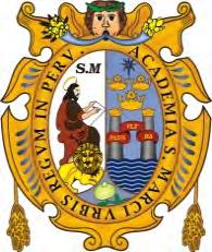 Universidad Nacional Mayor de San Marcos (Universidad del Perú, DECANA DE AMÉRICA) FACULTAD DE