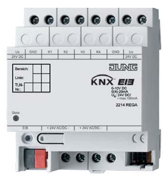 Instrucciones de servicio 1. Información de sistema El equipo presente es un producto del sistema KNX/EIB y cumple las directivas KNX.
