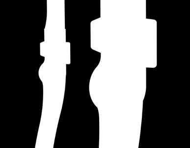 Las barras y articulación de rodilla tienen un perfil plano.