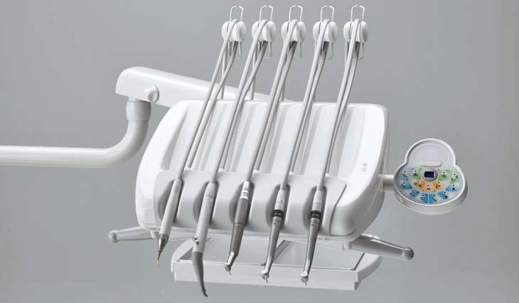 Bandeja Odontólogo mandos soft switch debajo de la membrana: lámpara operativa, movimientos directos del sillón,