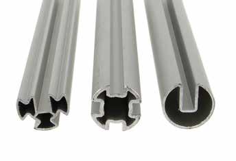 aluminio S Gris / Negro Muy resistente / Estriado / ESD 8 9 - Perfil aluminio C Gris / Negro Resistente / Estriado