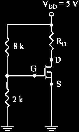 30.- Sea un JFET de canal n. Está polarizado y se verifica: I DSS = 5 ma; V GSOff = 5 V; V DS = 15V. Cuál es la resistencia aproximada del canal en la región óhmica cuando V GS = 0 V.