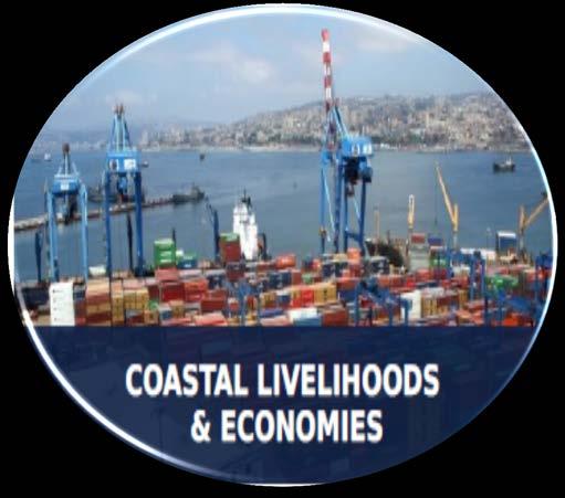 Objetivos de la meta: Medios de subsistencia y economía costera. Enfoque en el uso responsable de los recursos marino costeros.