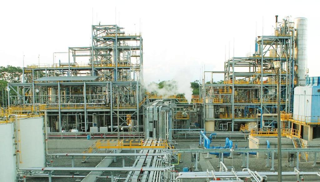 Una planta de biodiesel y glicerina refinada con capacidad instalada de 125.
