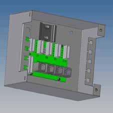 de control de puertas con función de esclusa - Caja de distribución La caja de distribución es en el sistema descentralizado la base para realizar el cableado muy fácil de todos los componentes.