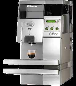 Teclado con 3 selecciones directas Espresso corto, espresso largo, agua caliente Dispone de la más alta tecnología en un diseño compacto e