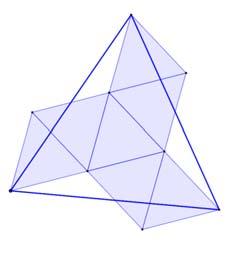 3 3 1 Por el Teorema de Pitágoras BB ' 7 Es decir, la razón de las áreas es [ DEF] 1 [ ABC] 7 Una primera generalización: En un triángulo equilátero ABC se une cada vértice con un punto del lado