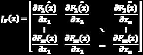 la matriz Jacobiana de F es: 21 6.3.