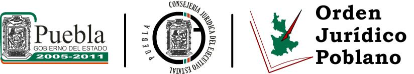 Puebla, Estado de Derecho y Justicia CONVENIO de Coordinación que celebran el Ejecutivo Federal, a través de la Secretaría de Economía, y el Ejecutivo del Estado Libre y Soberano de Puebla, que tiene