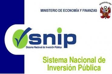 Presentar copia del proyecto SNIP descargado del Banco de Proyectos en el cual este indicado el