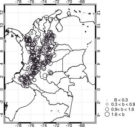 Exponente serie Niño Exponente serie Sin Niño Figura 11. Mapa de Variabilidad del exponente para serie Niño y Sin Niño 4.
