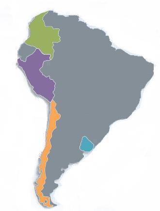 Donde estamos Perú N Tiendas: 71 % Ventas Totales: 8,2% Ventas: $9.622 MM # Conceptos de Tiendas: 8 Población: 30 MM PIB per cápita: US$6.660 Colombia N Tiendas: 40 % Ventas Totales: 2,4% Ventas: $2.