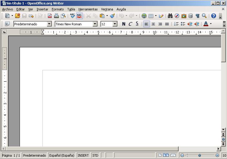 OpenOffice Writer OpenOffice Writer (u OO-Writer) es un procesador de textos que forma parte del