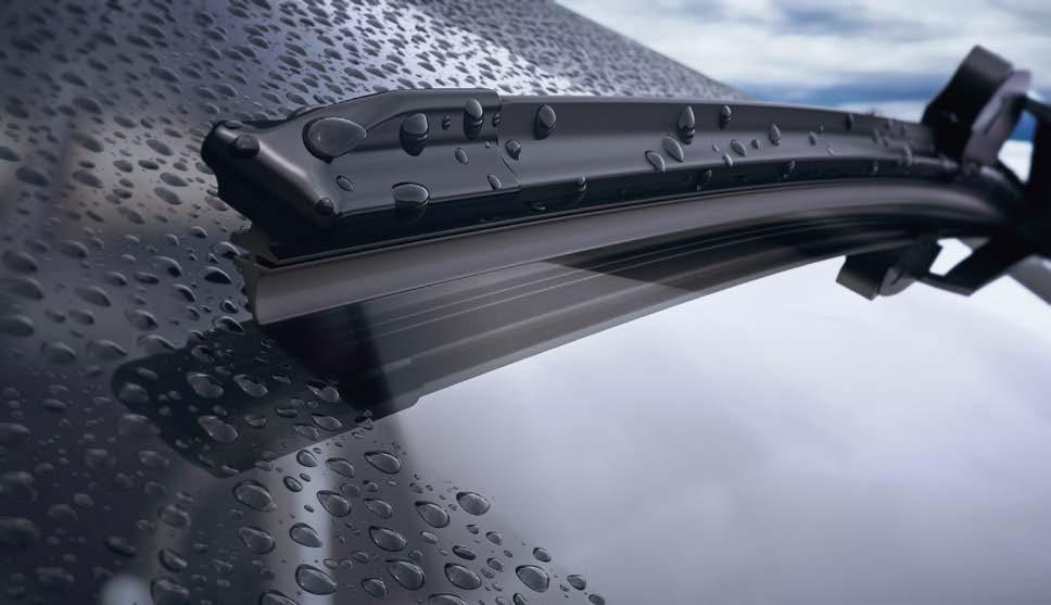GLASS Ofrece hasta 80% mayor visibilidad en lluvia. Seguridad al manejar.