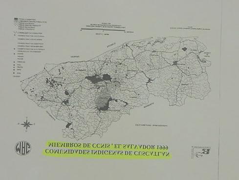 MAPA DE LAS COMUNIDADES INDIGENAS DE