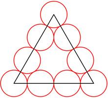 a) Cuánto mide el lado del triángulo? b) Cuánto mide la altura del triángulo?