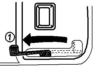 4. ENCENDIDO DEL MOTOR 5. DETENCION DEL MOTOR 6. CONEXION Antes de encender el motor, no conecte aparatos eléctricos (Fig.5). Fig.5 4. Presione el interruptor del motor en posición "ON" (Fig.8). Fig.8 1.