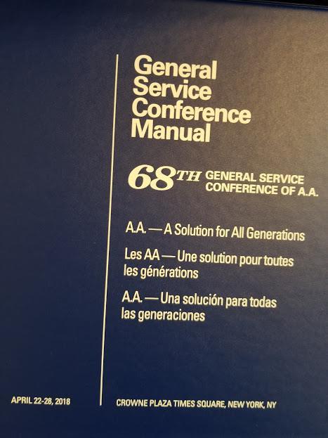 68ª Conferencia de Servicios Generales- Puntos Destacados 21-28 de