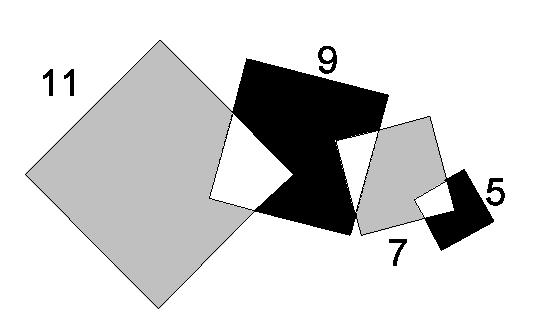 (a) 1 (b) 3 (c) 4 (d) 5 (e) 9 1 2 3 4 5 6 7 8 9 30 Una pelota de futbol está formada de piezas de cuero blancas y negras Las piezas negras son pentágonos regulares y las piezas blancas son hexágonos