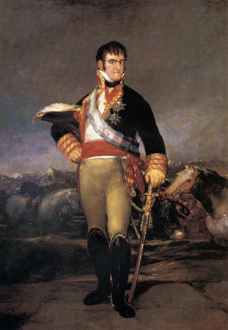 Fernando VII Por Francisco de Goya La extraña medicina